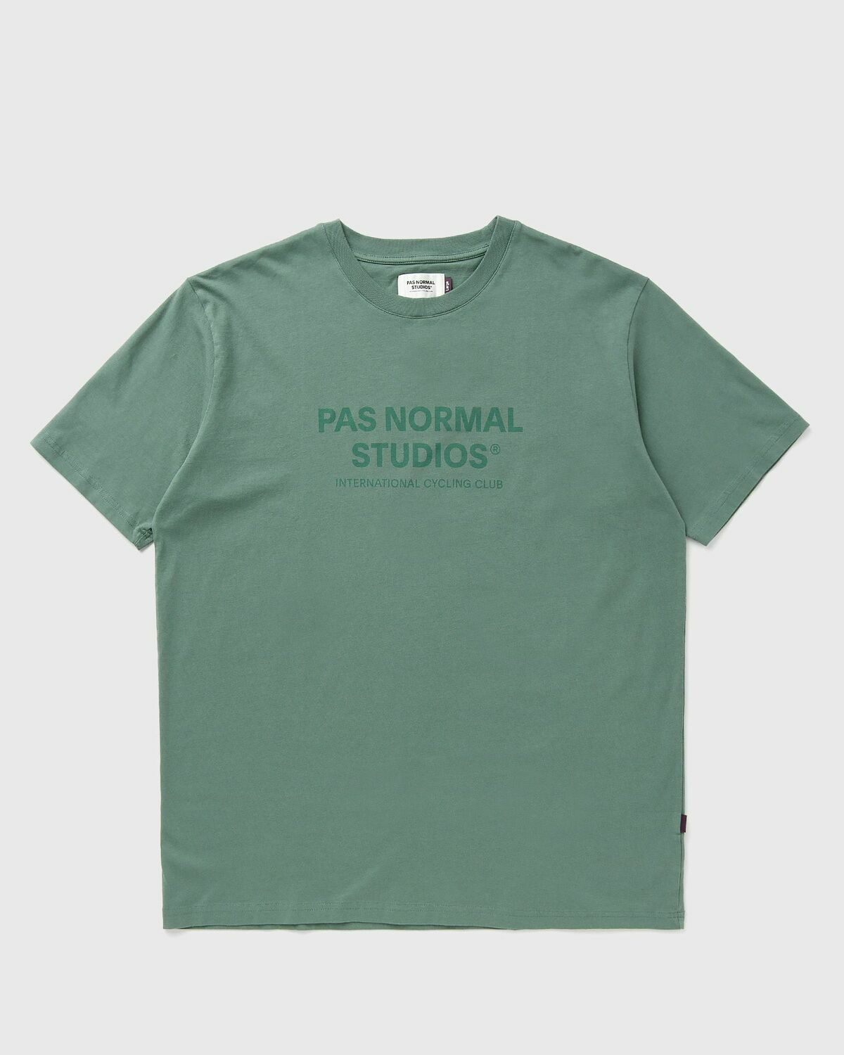 Pas Normal Studios Off-Race Logo Tee Green Mens Shortsleefe