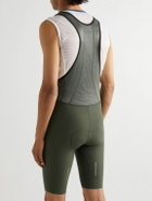 Café du Cycliste - Marinette Mesh-Panelled Cycling Bib Shorts - Green