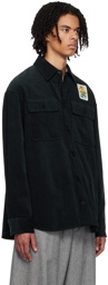 Jil Sander Navy Embroidered Shirt