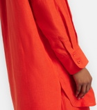 Eres Mignonnette oversized linen shirt