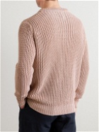 Richard James - Ribbed Linen Sweater - Pink