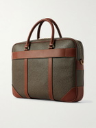 Mulberry - Heritage Leather-Trimmed Scotchgrain Briefcase