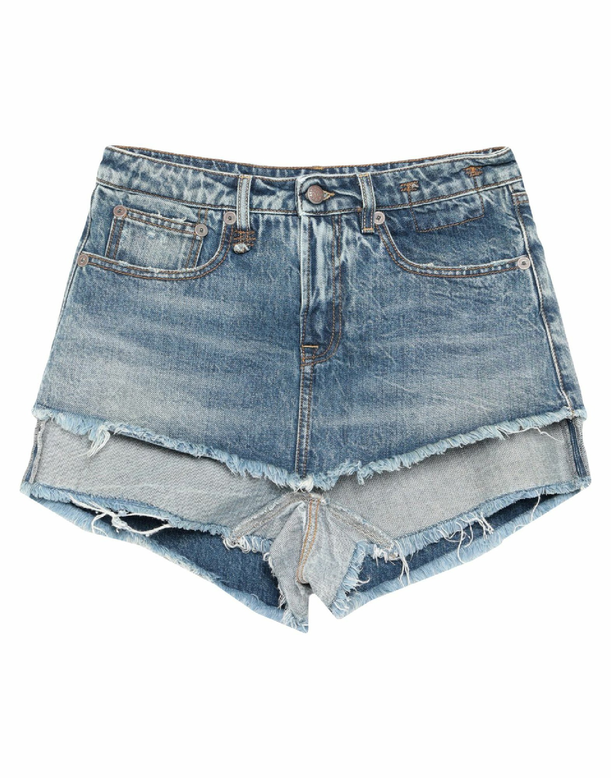 R13 Womens Denim shorts in Blue