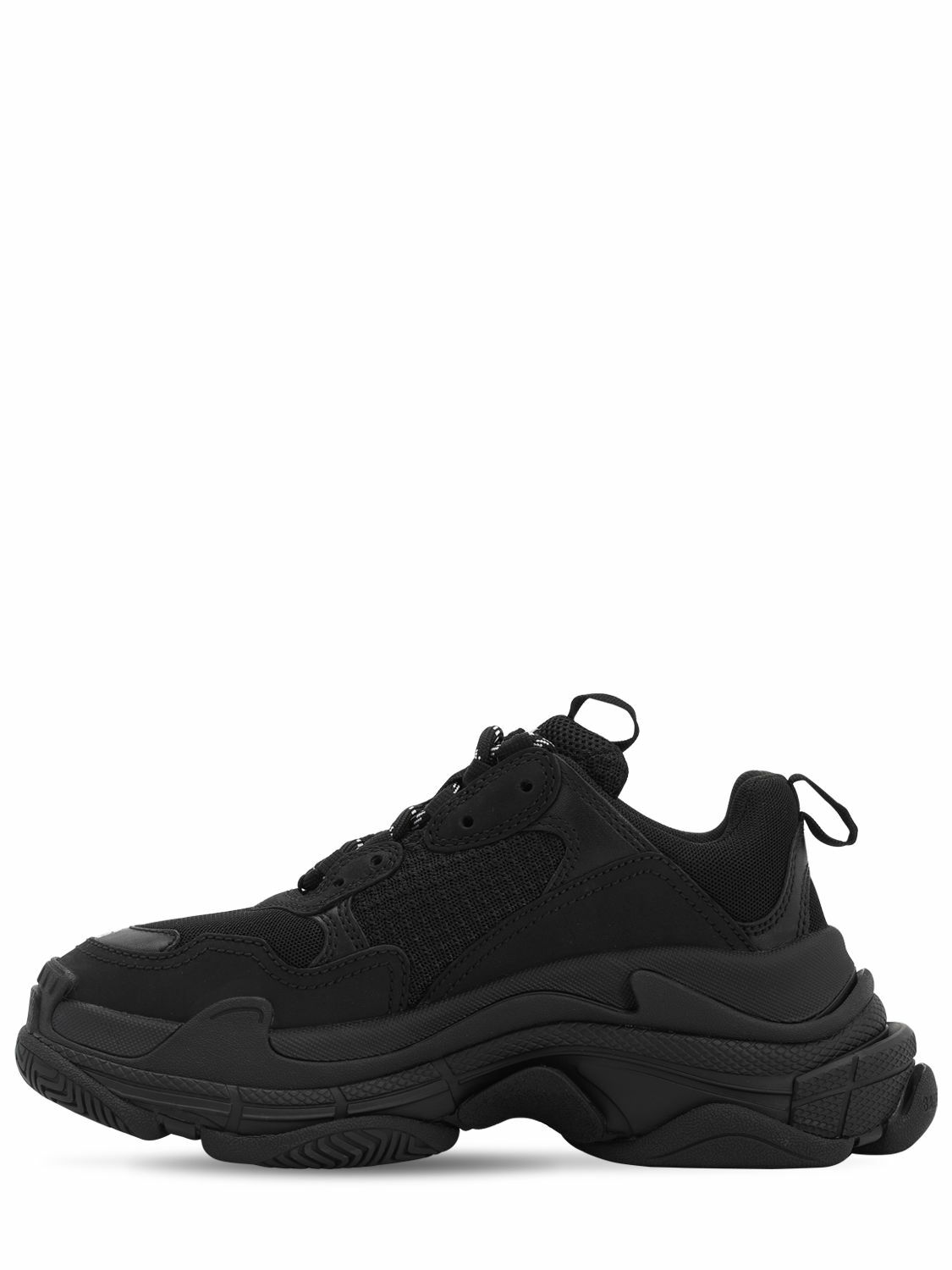 BALENCIAGA - 60mm Triple S Faux Leather Sneakers Balenciaga