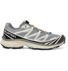 Salomon - S/LAB XT-6 Softground LT ADV Mesh and Rubber Running Sneakers - Gray