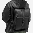 Rains Women's Micro Puffed Backpack in Black 