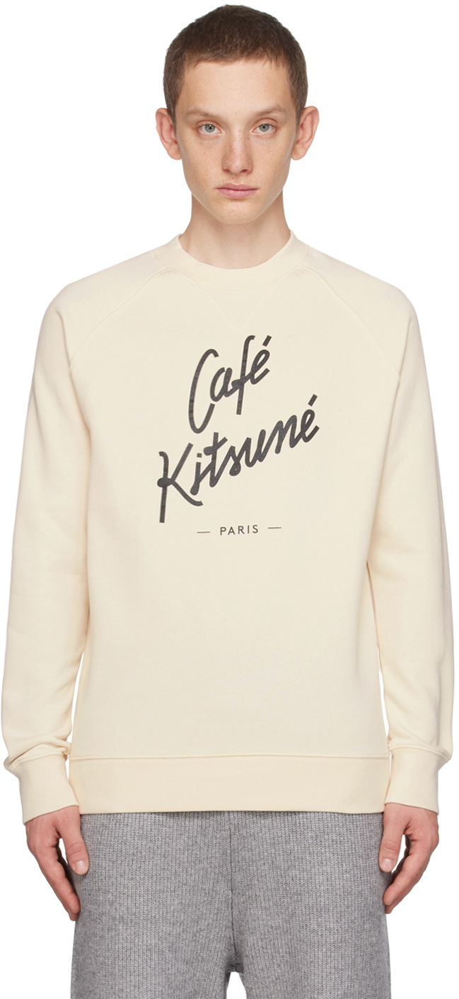 Maison Kitsuné Off-White 'Café Kitsuné' Sweatshirt Maison Kitsune