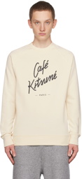 Maison Kitsuné Off-White 'Café Kitsuné' Sweatshirt