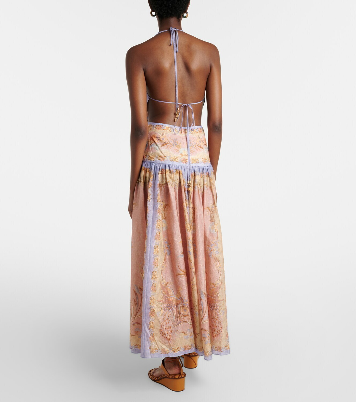 Zimmermann Indra cotton and silk-blend maxi dress