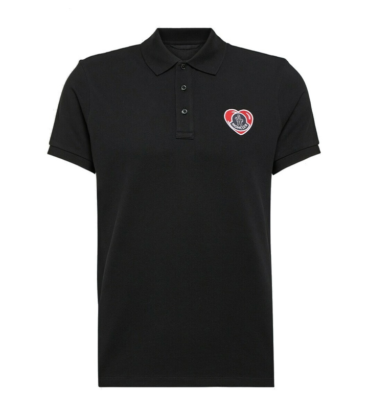 Photo: Moncler Logo cotton polo shirt