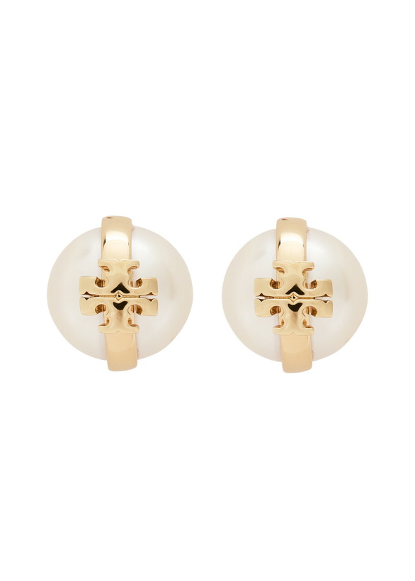 Photo: Tory Burch Moondance 18kt Gold-plated Stud Earrings - One Size