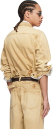 Carter Young Beige David Denim Jacket