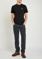 Belstaff Logo-appliquéd Cotton T-shirt Black