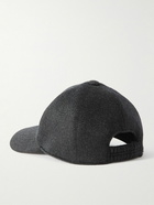 The Row - Caspian Cashmere Baseball Cap - Black