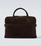 Métier Closer Slim suede briefcase
