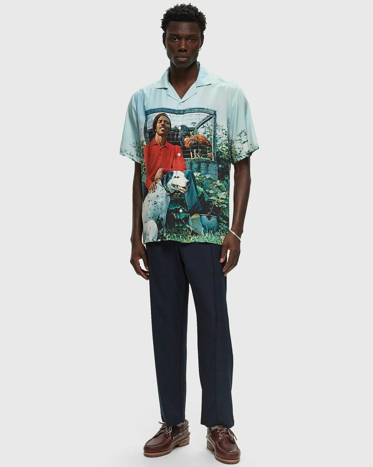 【BUTTER GOODS】CHICKEN SHACK S/S SHIRT Butter Goods Chicken Shack S/S Shirt 'Multi'