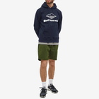 Battenwear Men's Team Reach Up Hoody in Midnight Navy