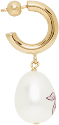 Safsafu SSENSE Exclusive Gold Bunny Single Earring