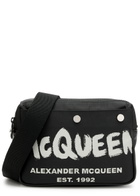 Alexander Mcqueen Graffiti Nylon Camera bag - Black - One Size