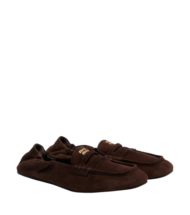 Photo: Miu Miu Suede penny loafers