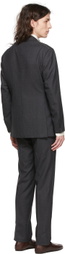 Ring Jacket Gray Wool Suit