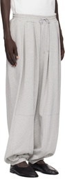 Hed Mayner Gray Embroidered Sweatpants