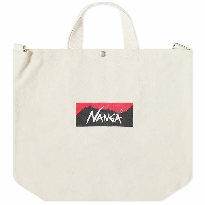 Photo: NANGA Logo 2 Way Canvas Tote