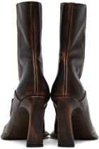 KNWLS Brown Hellz Boots