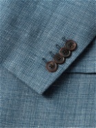 Paul Smith - Slim-Fit Linen and Wool-Blend Blazer - Blue