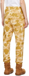 BAPE Yellow Color Camo Sweatpants