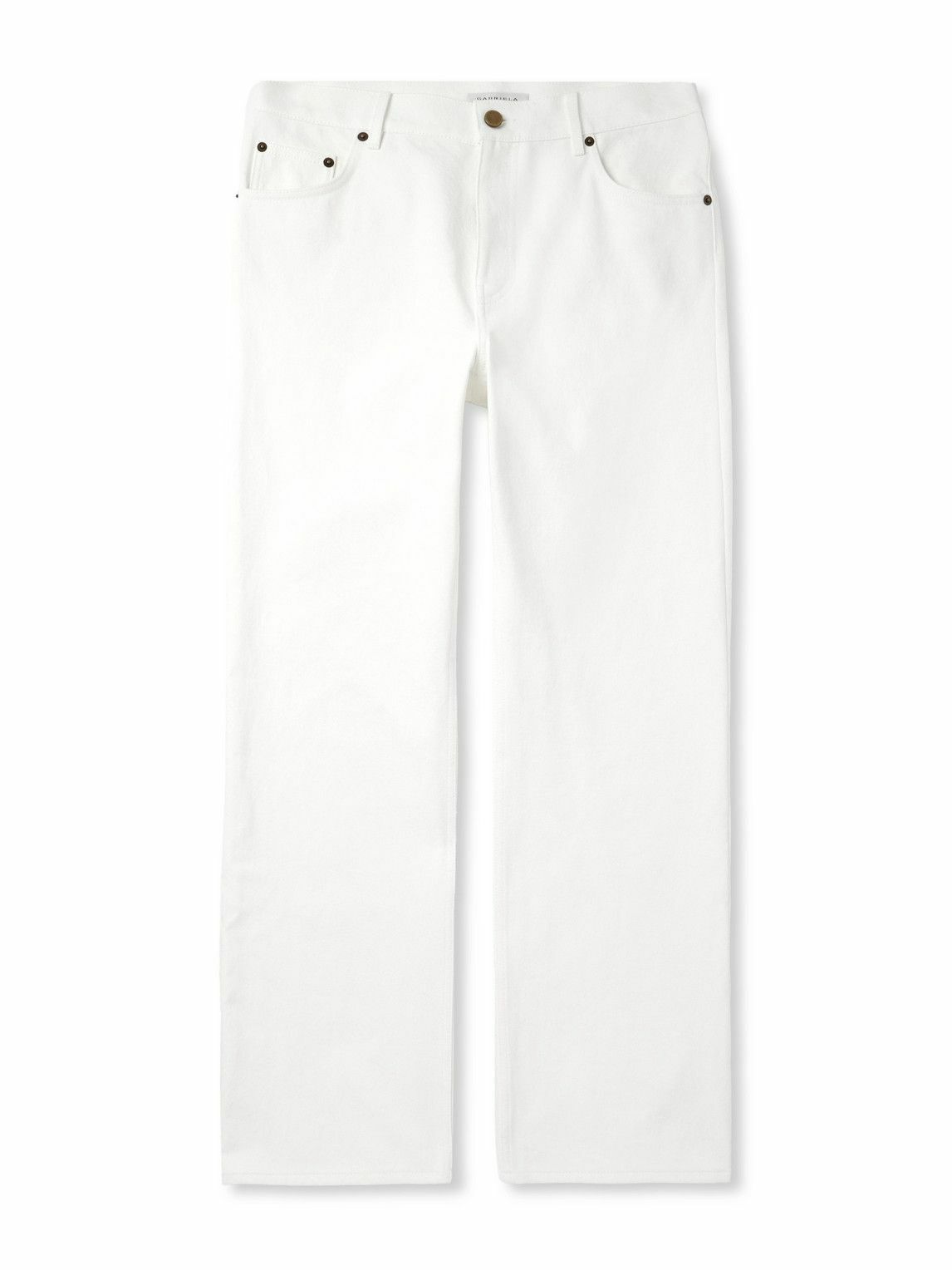 Gabriela Hearst - Rey Straight-Leg Jeans - White