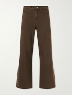 The Elder Statesman - Hunter Wide-Leg Organic Jeans - Brown