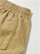 Gallery Dept. - Zuma Straight-Leg Logo-Print Cotton-Jersey Shorts - Brown