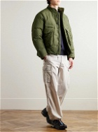Snow Peak - Quilted Shell Down Jacket - Green