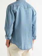 ALEX MILL - Cotton-Chambray Shirt - Blue