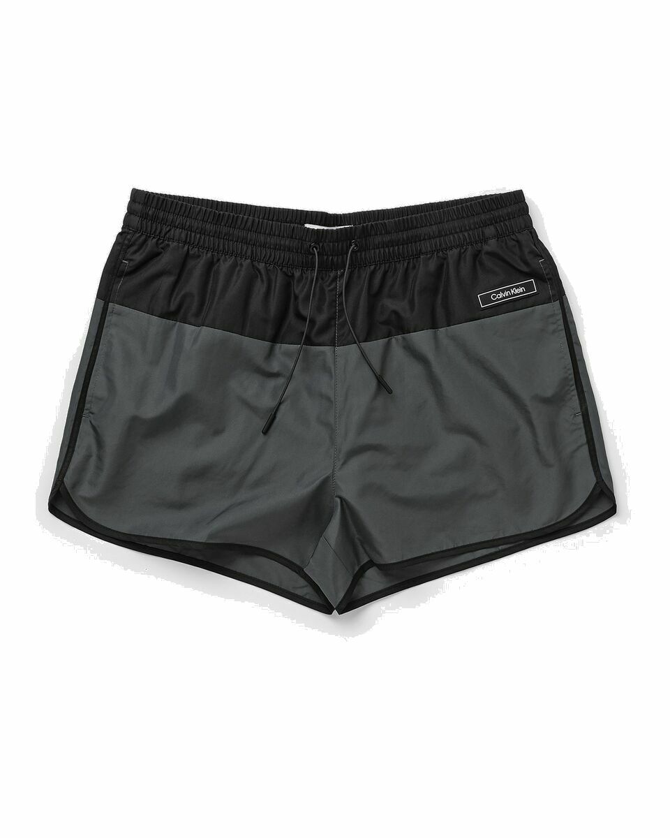 Photo: Calvin Klein Underwear Short Runner Swimshorts Grey - Mens - Swimwear
