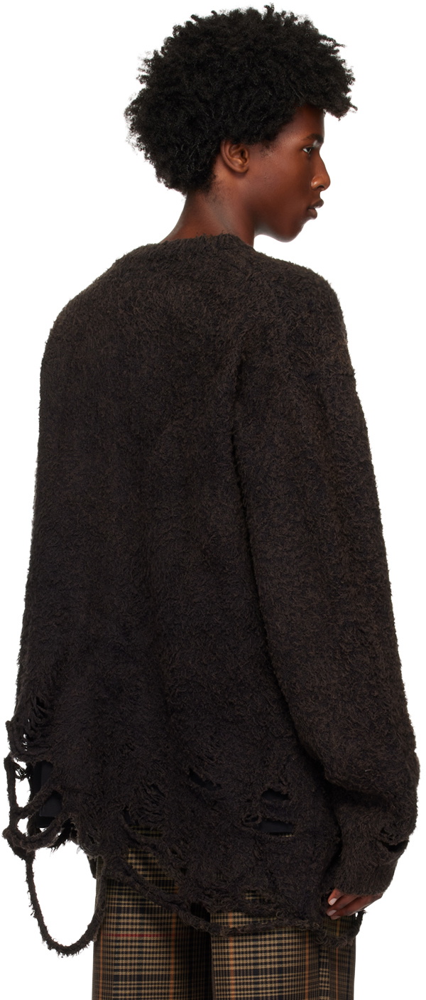 doublet Black Zombie Silhouette Cardigan Doublet