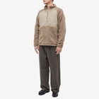 Satta Men's Suma Half Zip Fleece in Plum Brown