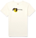 KAPITAL - Logo-Print Cotton-Jersey T-Shirt - White