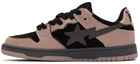 BAPE Pink & Black Nubuck Sk8 Sta Sneakers