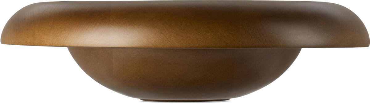 Audo Copenhagen Brown Beech Rond Bowl