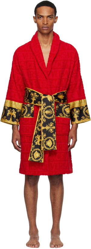 Photo: Versace Red 'I Heart Baroque' Bathrobe