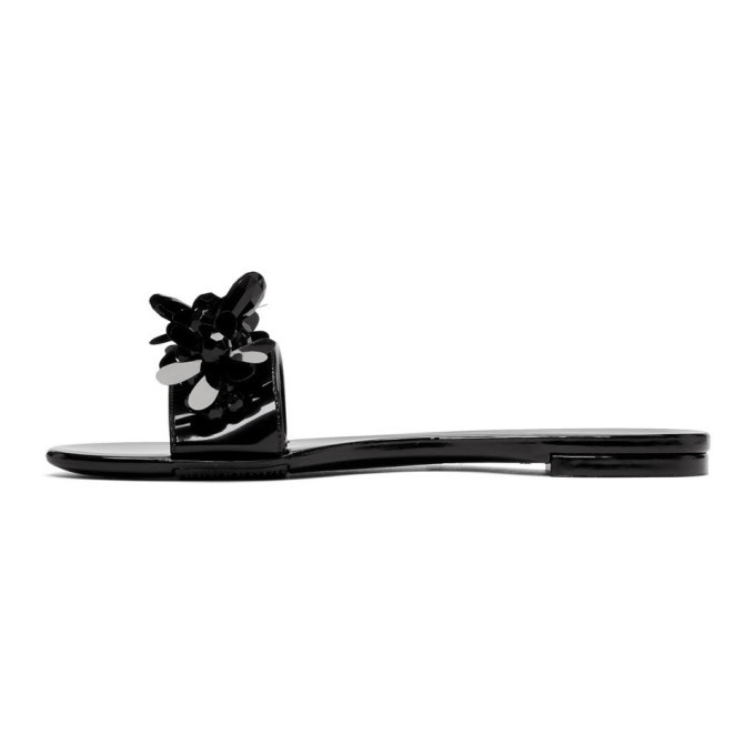 Simone Rocha Black Jelly Slides Simone Rocha