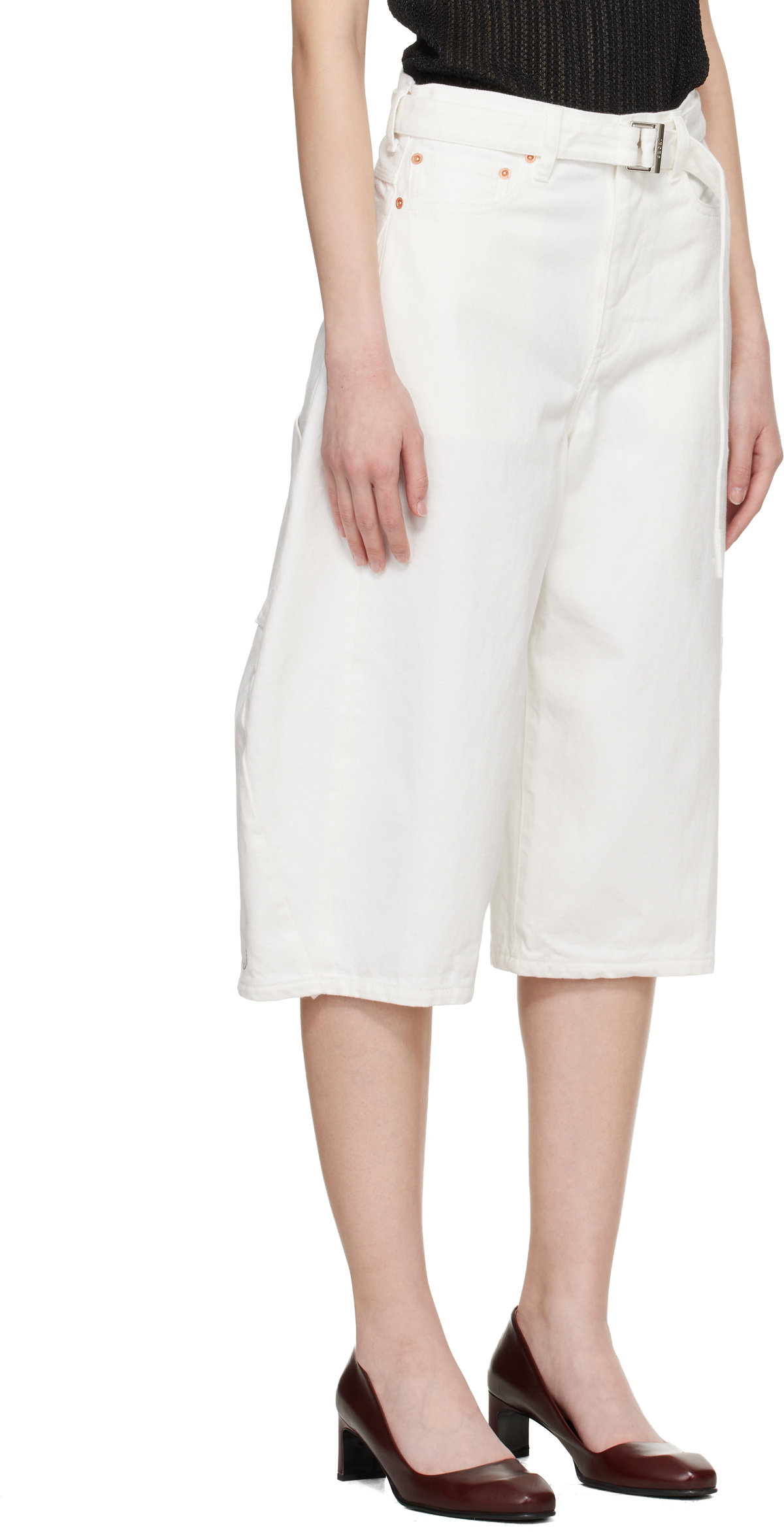 sacai Off-White Denim Jeans