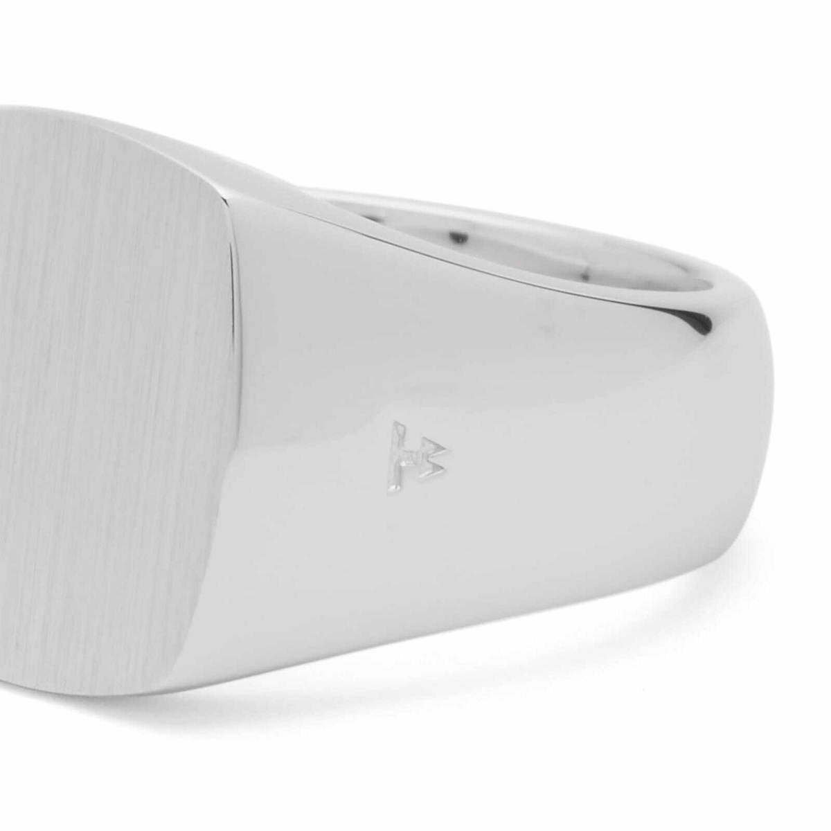 Tom Wood Cushion Ring - Satin in Silver