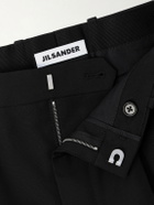 Jil Sander - Straight-Leg Pleated Virgin Wool Trousers - Black