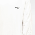 Wooyoungmi Men's Box Logo Crew Sweat in White