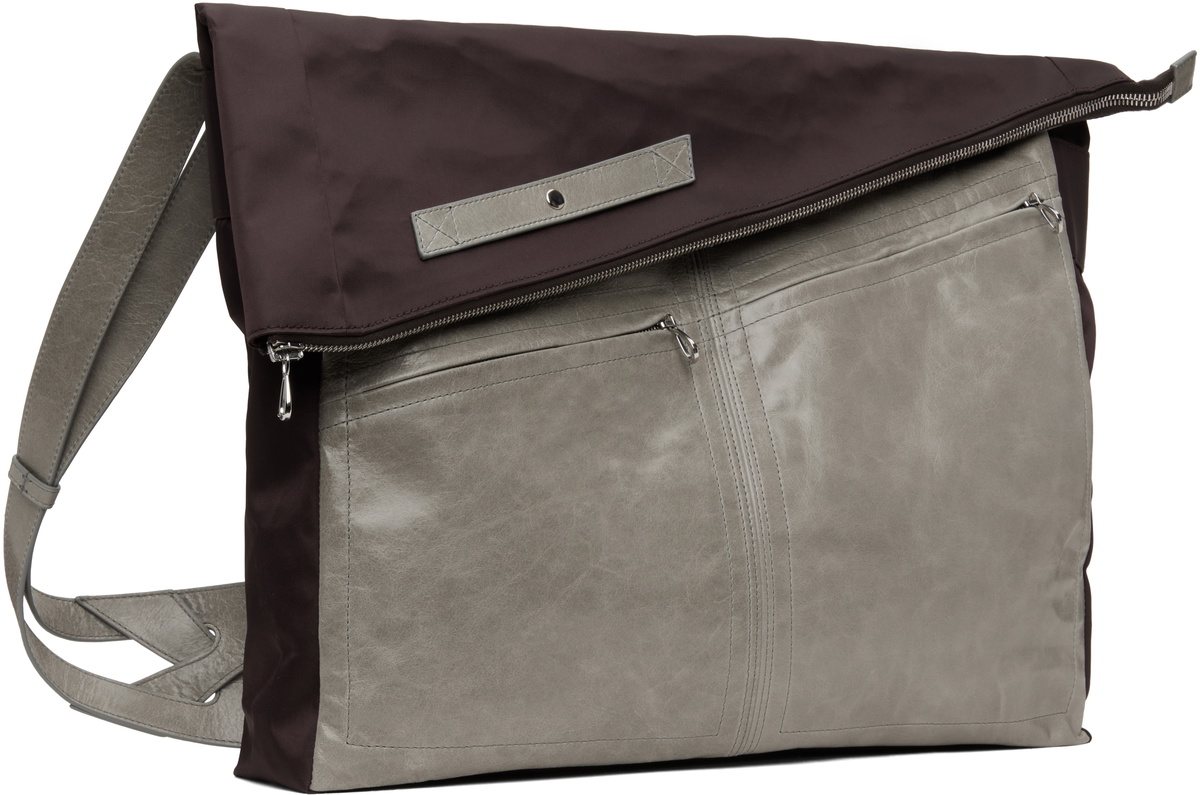 Kiko Kostadinov Brown & Gray Jarocka Bag