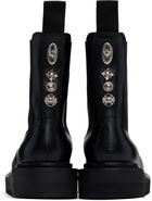 Toga Virilis SSENSE Exclusive Black Calfskin Chelsea Boots