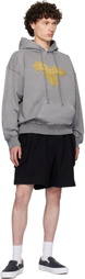 Story mfg. Gray Geo Hoodie